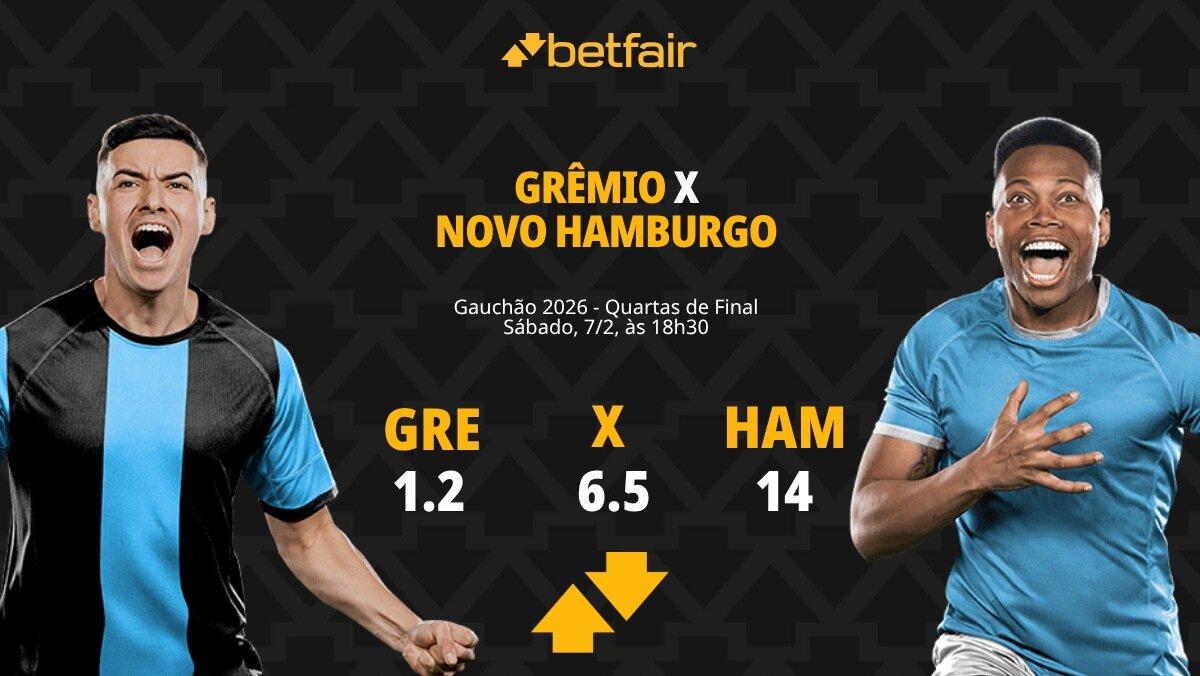 Grêmio x Novo Hamburgo: Palpites, Odds e Onde Assistir - Gauchão 2026