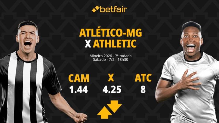 Atlético-MG x Athletic: Palpites, Odds e Onde Assistir - Mineiro 2026
