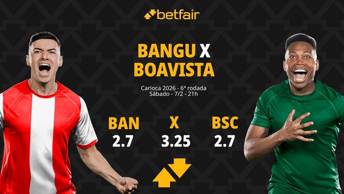 Bangu x Boavista: Palpites, Odds e Onde Assistir - Carioca 2026