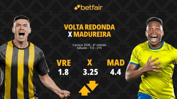 Volta Redonda x Madureira: Palpites, Odds e Onde Assistir - Carioca 2026