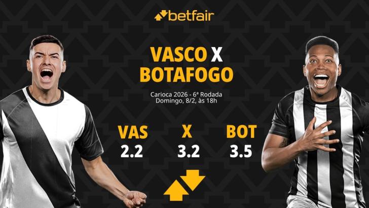 Vasco x Botafogo: Palpites, Odds e Onde Assistir - Carioca 2026