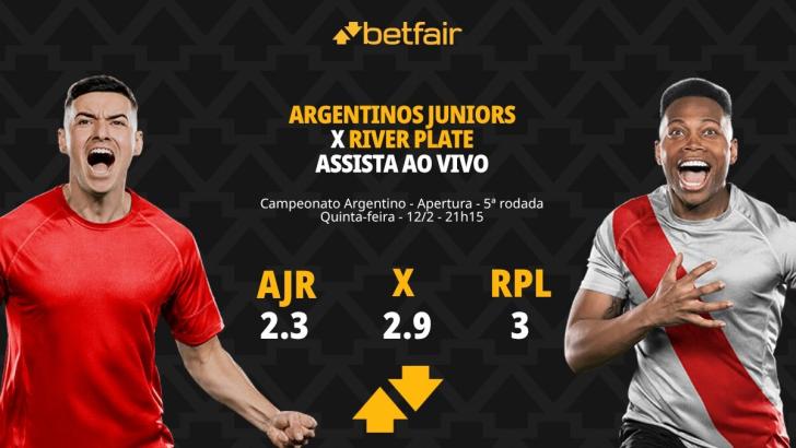 Argentinos Juniors x River Plate: Palpites, Odds e Onde Assistir - Campeonato Argentino
