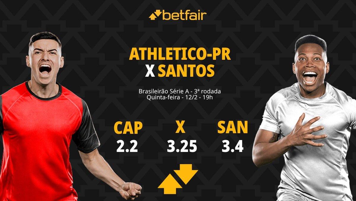 Athletico-PR x Santos: Palpites, Odds e Onde Assistir - Brasileirão 2026