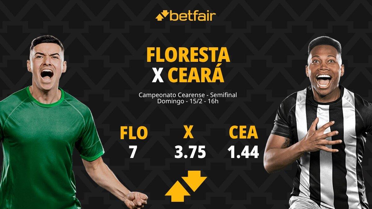 Floresta x Ceará: Palpites, Odds e Onde Assistir - Cearense 2026