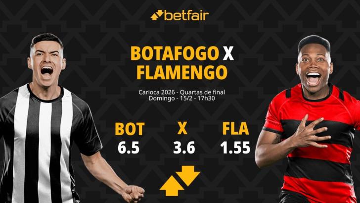 Botafogo x Flamengo: Palpites, Odds e Onde Assistir - Carioca 2026