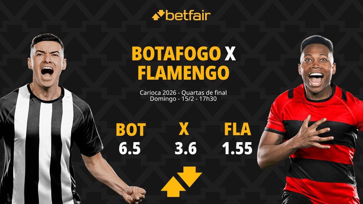 Botafogo x Flamengo: Palpites, Odds e Onde Assistir - Carioca 2026