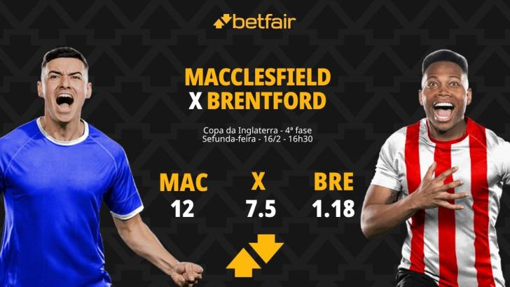 Macclesfield x Brentford: Palpites, Odds e Onde Assistir - Copa da Inglaterra