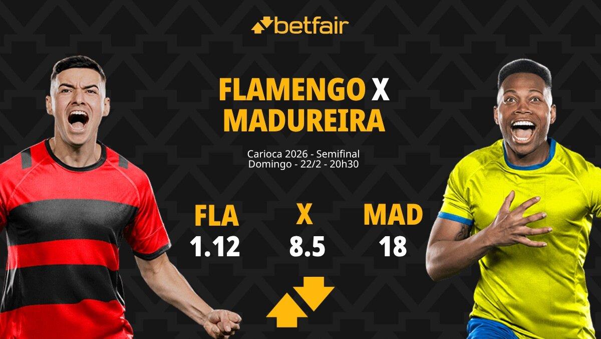 Flamengo x Madureira: Palpites, Odds e Onde Assistir - Carioca 2026