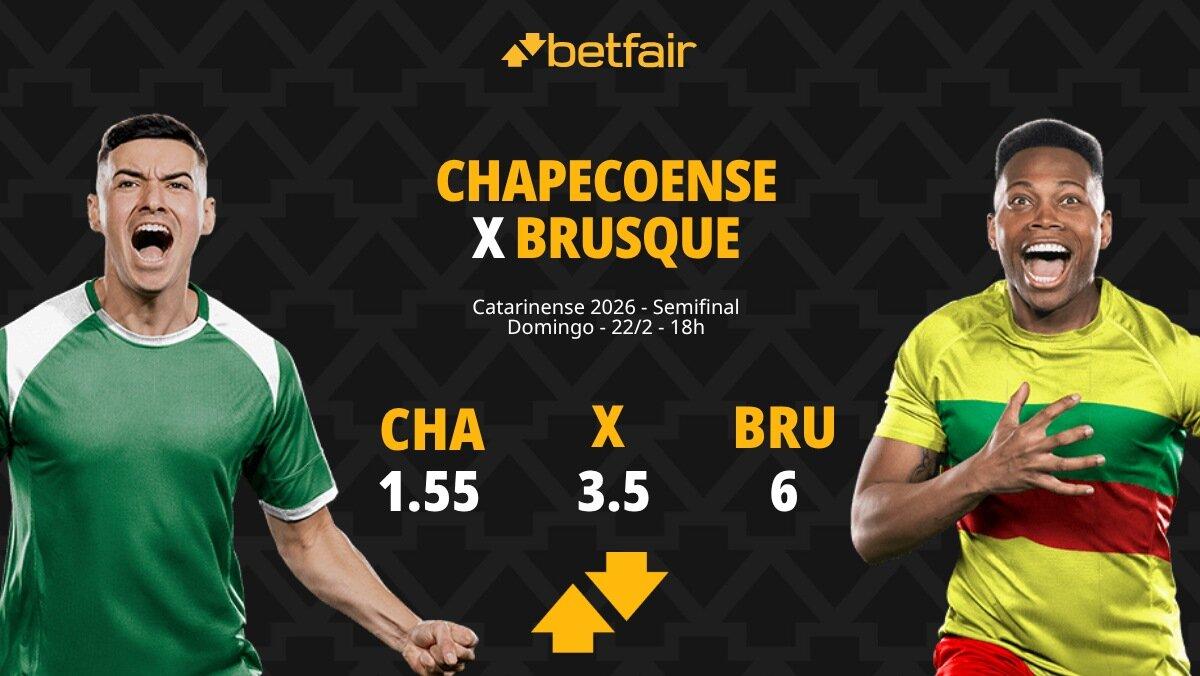Chapecoense x Brusque: Palpites, Odds e Onde Assistir - Catarinense 2026
