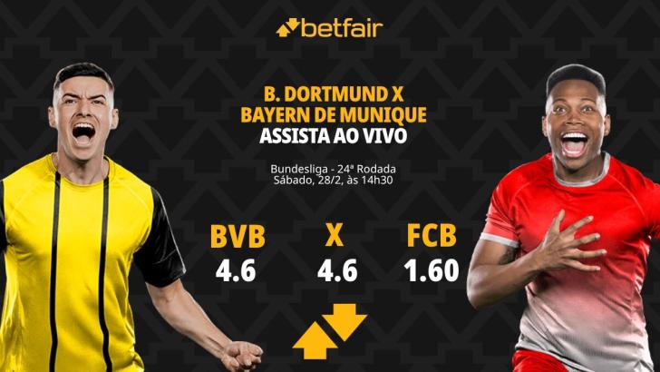 Borussia Dortmund x Bayern de Munique: Palpites, Odds e Onde Assistir - Bundesliga