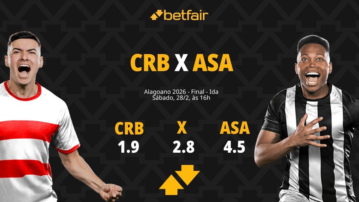 CRB x ASA: Palpites, Odds e Onde Assistir - Alagoano 2026
