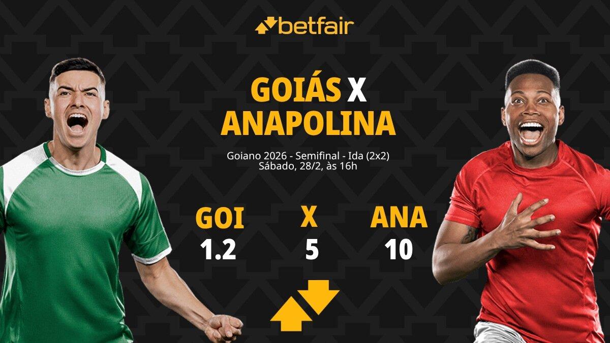 Goiás x Anapolina: Palpites, Odds e Onde Assistir - Goianão 2026