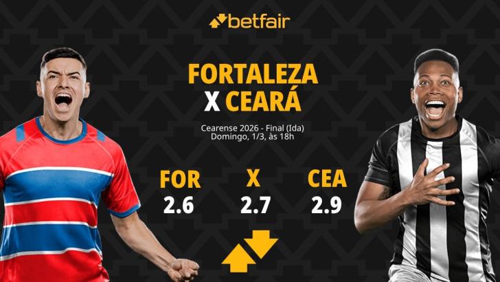 Fortaleza x Ceará: Palpites, Odds e Onde Assistir - Cearense 2026