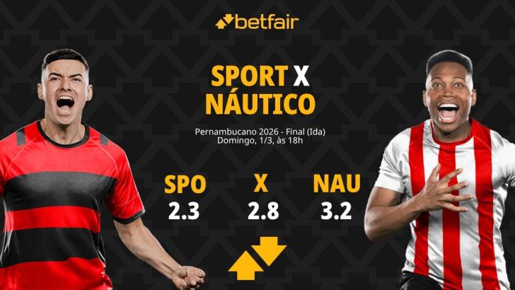 Sport x Náutico: Palpites, Odds e Onde Assistir - Pernambucano 2026