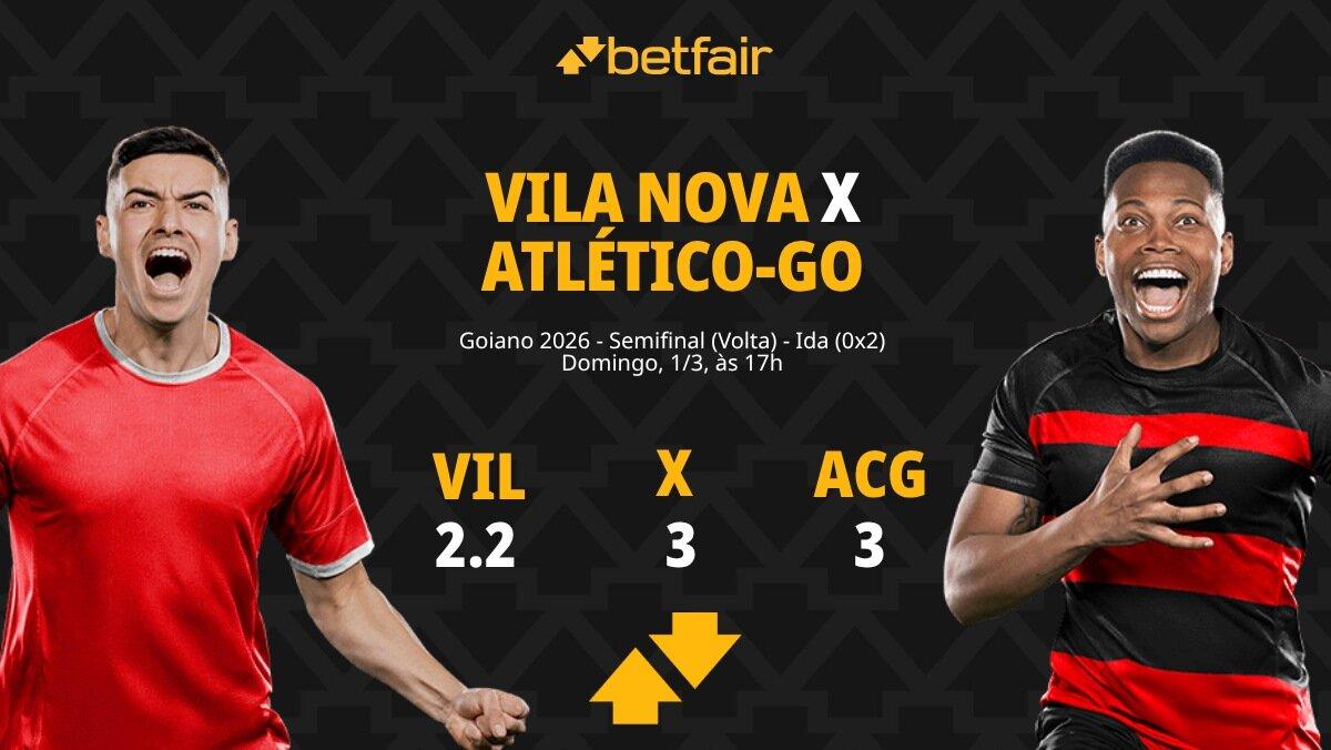 Vila Nova x Atlético-GO: Palpites, Odds e Onde Assistir - Goiano 2026