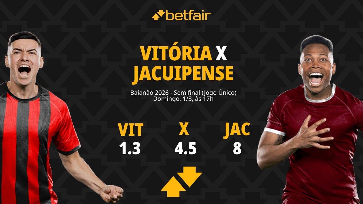 Vitória x Jacuipense: Palpites, Odds e Onde Assistir - Baianão 2026