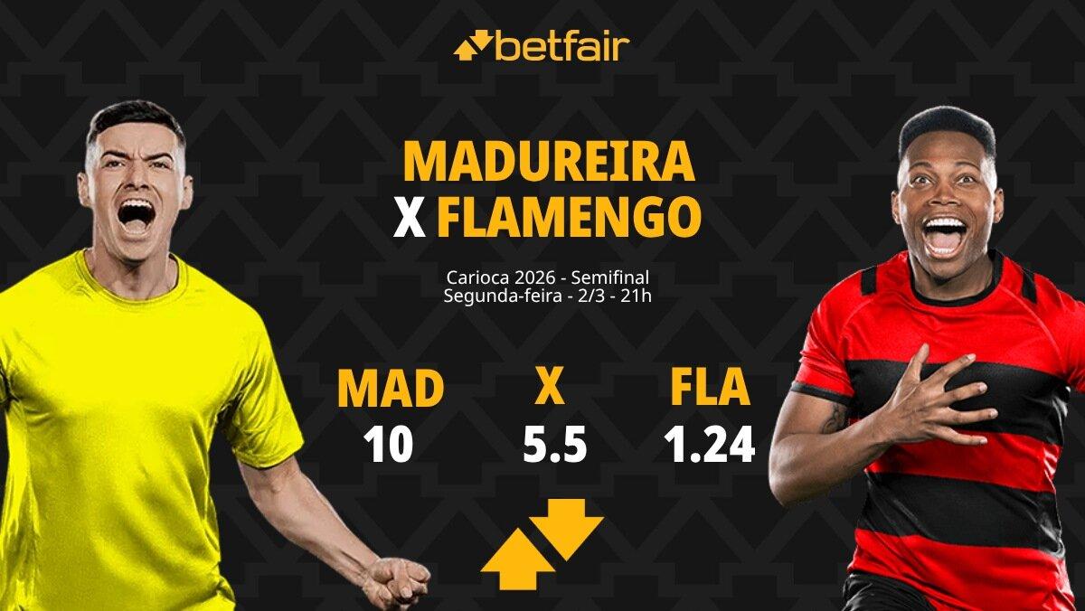 Madureira x Flamengo: Palpites, Odds e Onde Assistir - Carioca 2026