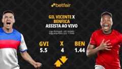 Gil Vicente x Benfica - Liga Portugal: Palpites, Odds, Escalações, Horário, Onde Assistir