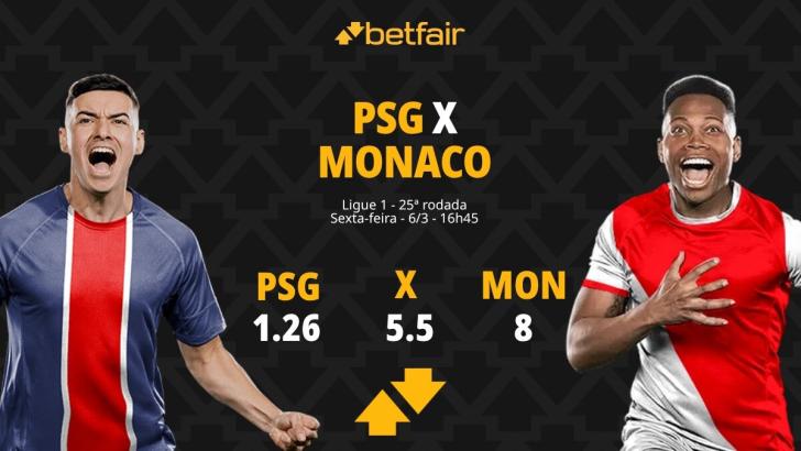 PSG x Monaco: Palpites, Odds e Onde Assistir - Ligue 1