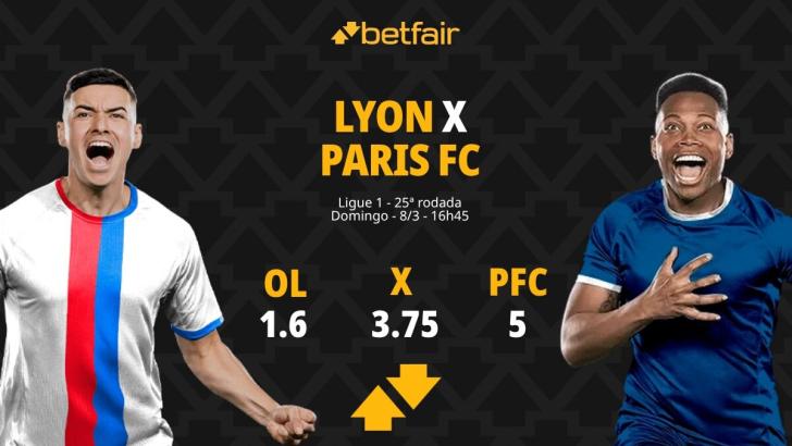 Lyon x Paris FC: Palpites, Odds e Onde Assistir - Ligue 1