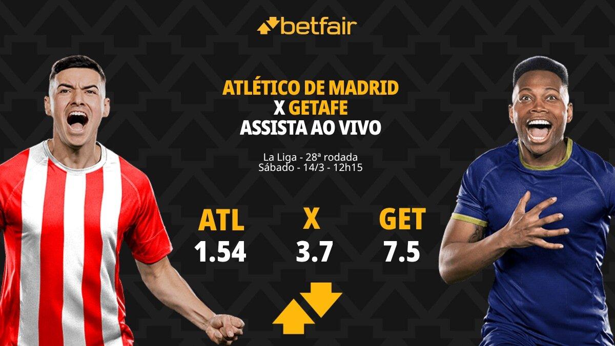 Atlético de Madrid x Getafe - La Liga: Palpites, Odds, Escalações, Horário, Onde Assistir