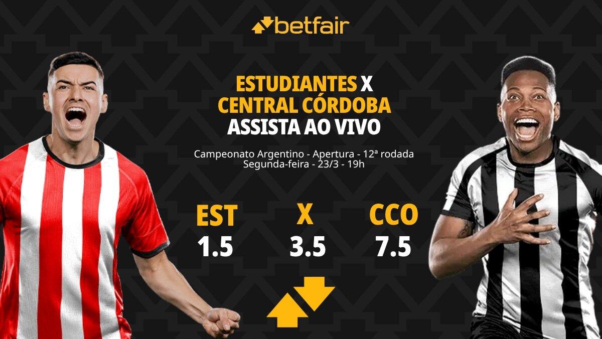 Estudiantes x Central Córdoba - Campeonato Argentino: Dicas, Palpites, Odds, Escalações, Horário, Onde Assistir