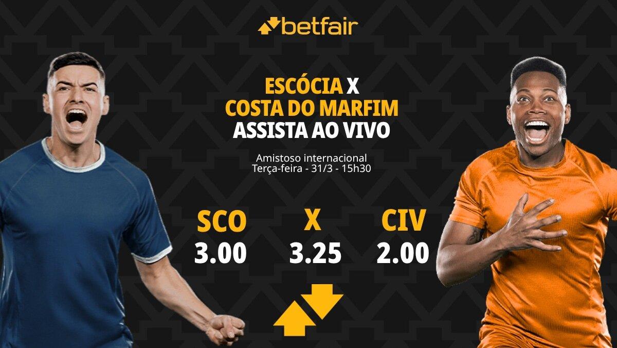 Escócia x Costa do Marfim - Amistoso Internacional: Dicas, Palpites, Odds, Escalações, Horário, Onde Assistir