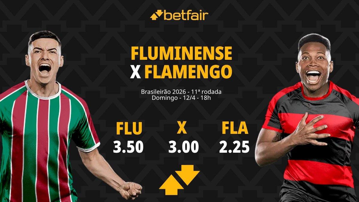 Fluminense x Flamengo - Brasileirão 2026: Dicas, Palpites, Odds, Escalações, Horário, Onde Assistir