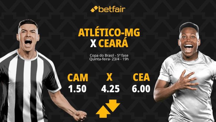 Atlético-MG x Ceará - Copa do Brasil 2026: Dicas, Palpites, Odds, Escalações, Horário, Onde Assistir