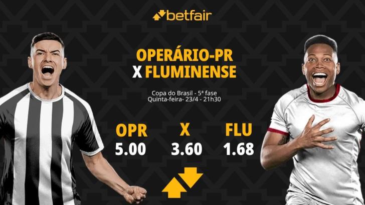 Operário-PR x Fluminense - Copa do Brasil 2026: Dicas, Palpites, Odds, Escalações, Horário, Onde Assistir