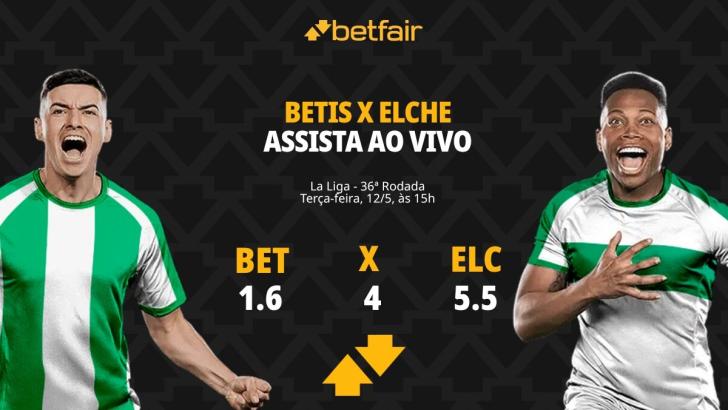 Betis x Elche - La Liga: Dicas, Palpites, Odds, Escalações, Horário, Onde Assistir
