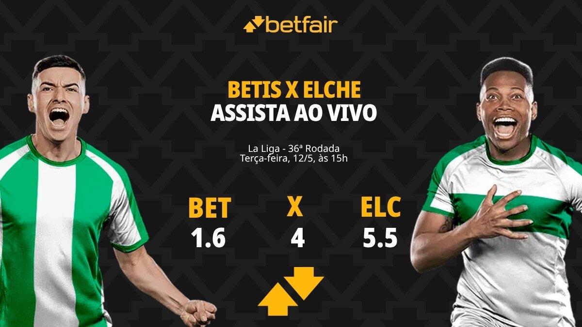 Betis x Elche - La Liga: Dicas, Palpites, Odds, Escalações, Horário, Onde Assistir