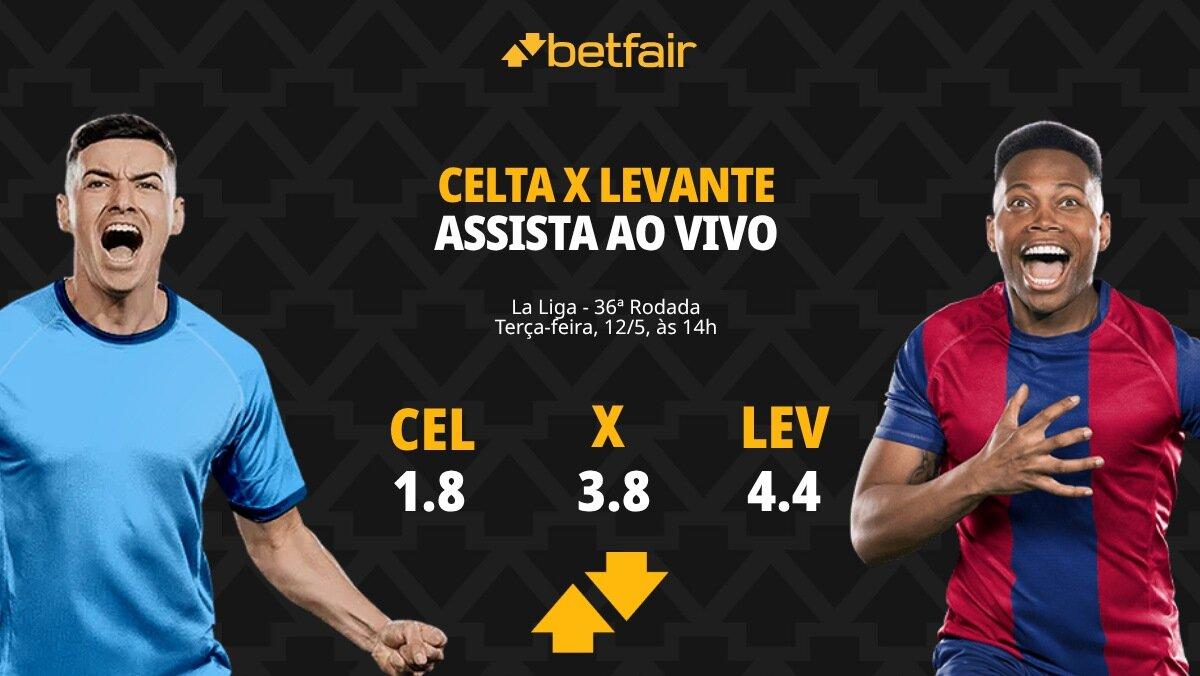 Celta x Levante - La Liga: Dicas, Palpites, Odds, Escalações, Horário, Onde Assistir