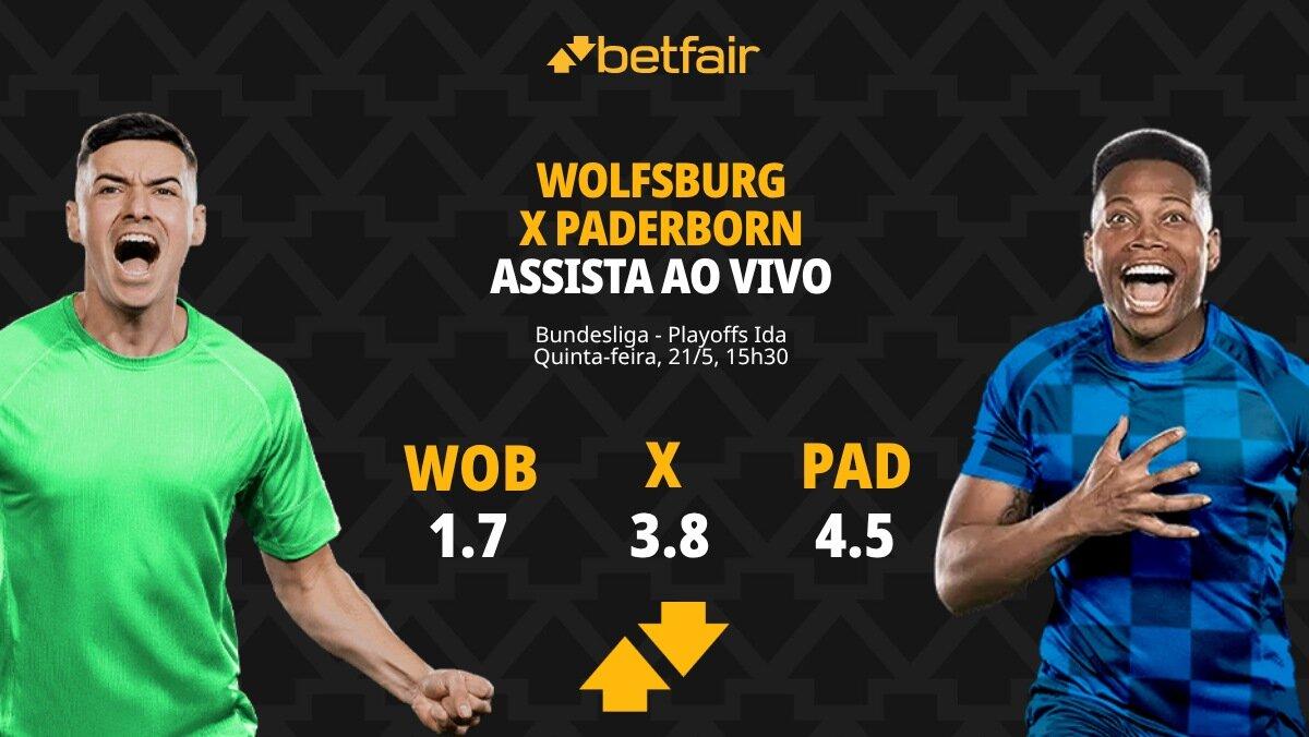 Wolfsburg x Paderborn - Bundesliga: Dicas, Palpites, Odds, Escalações, Horário, Onde Assistir