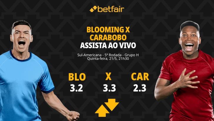 Blooming x Carabobo - Sul-Americana 2026: Dicas, Palpites, Odds, Escalações, Horário, Onde Assistir