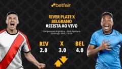River Plate x Belgrano - Campeonato Argentino: Dicas, Palpites, Odds, Escalações, Horário, Onde Assistir