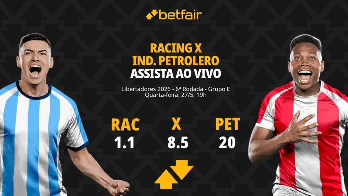 Racing x Independiente Petrolero - Sul-Americana 2026: Dicas, Palpites, Odds, Escalações, Horário, Onde Assistir