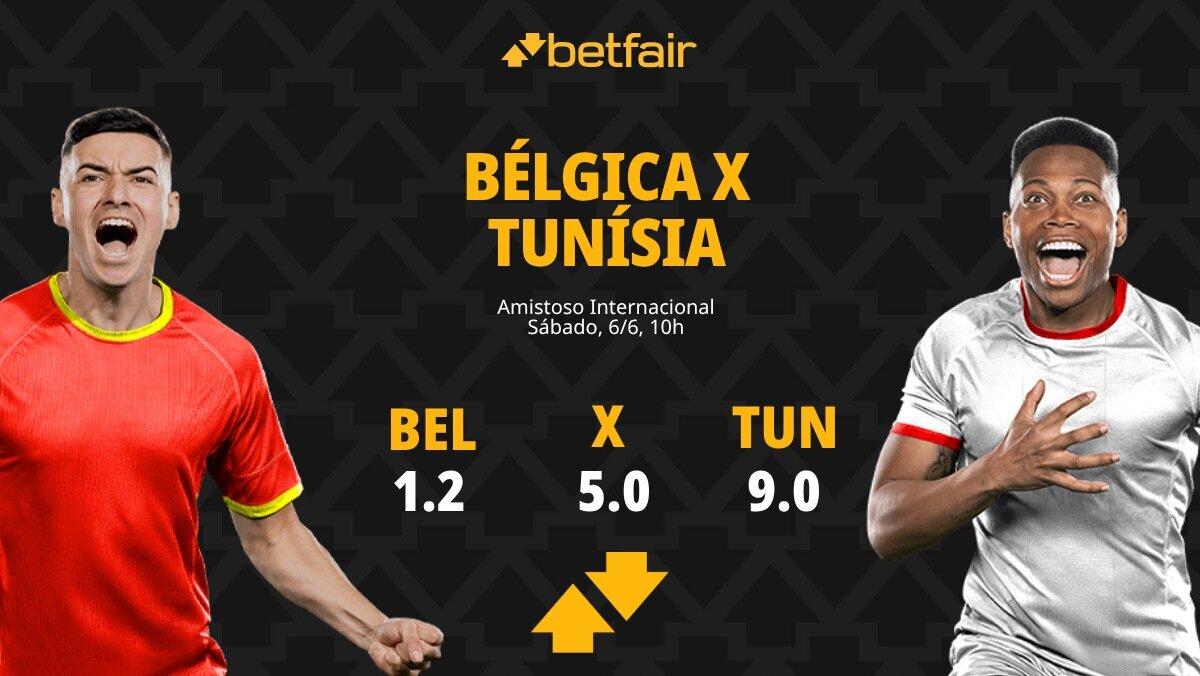 Bélgica x Tunísia - Amistoso Internacional: Dicas, Palpites, Odds, Escalações, Horário, Onde Assistir