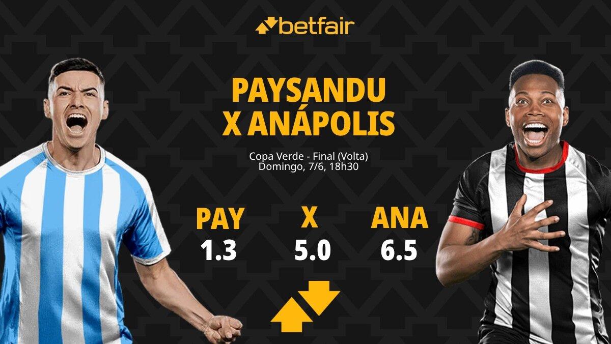 Paysandu x Anápolis - Copa Verde: Dicas, Palpites, Odds, Escalações, Horário, Onde Assistir