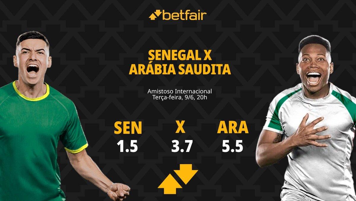 Senegal x Arábia Saudita - Amistoso Internacional: Dicas, Palpites, Odds, Escalações, Horário, Onde Assistir