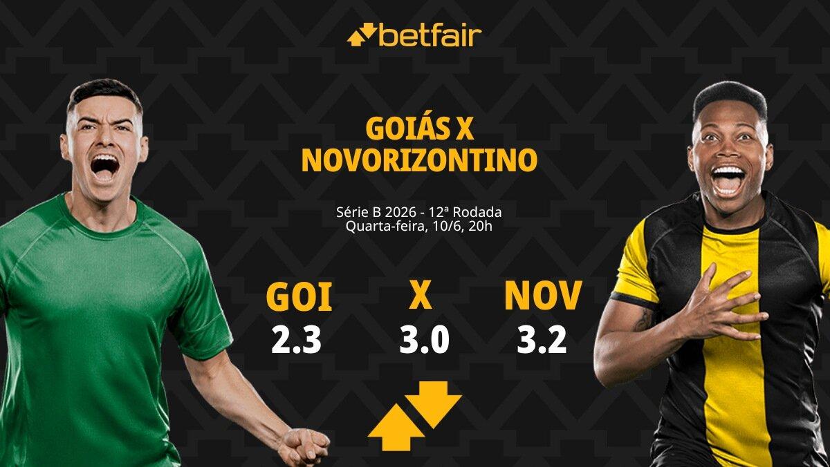 Goiás x Novorizontino - Série B 2026: Dicas, Palpites, Odds, Escalações, Horário, Onde Assistir