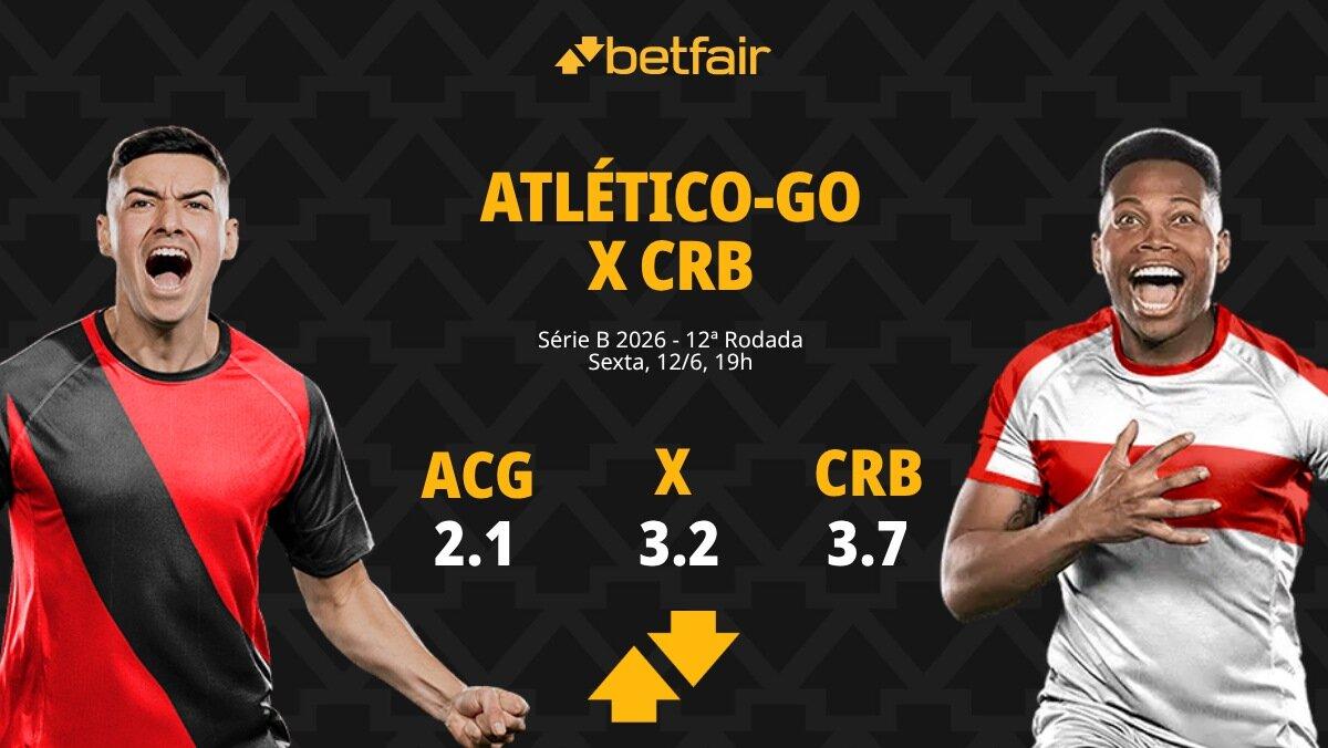 Atlético-GO x CRB - Série B 2026: Dicas, Palpites, Odds, Escalações, Horário, Onde Assistir