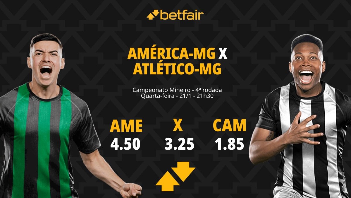 América-MG x Atlético-MG - Campeonato Mineiro: palpites, odds ...