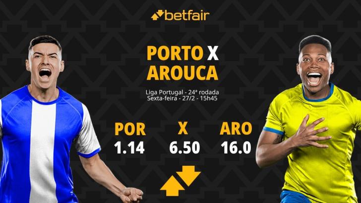 Porto x Arouca: Palpites, Odds e Onde Assistir - Liga Portugal