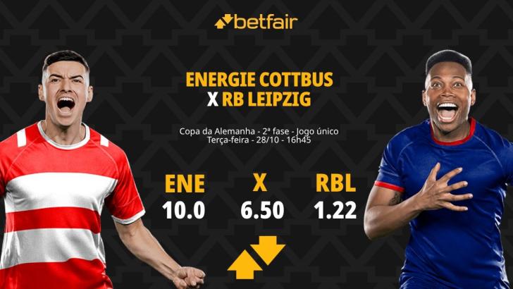 Energie Cottbus x RB Leipzig - Copa da Alemanha: palpites, odds, estatísticas, onde assistir ao vivo, escalações e horário