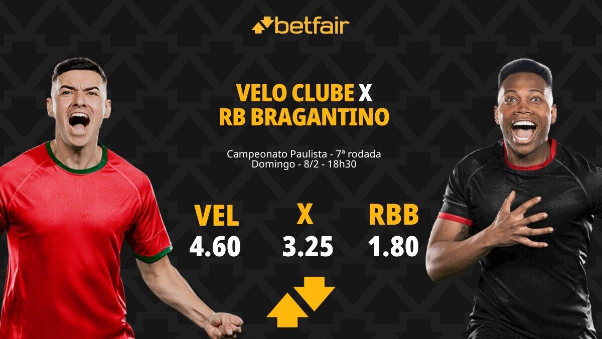 Velo Clube x Red Bull Bragantino: Palpites, Odds e Onde Assistir - Paulistão 2026