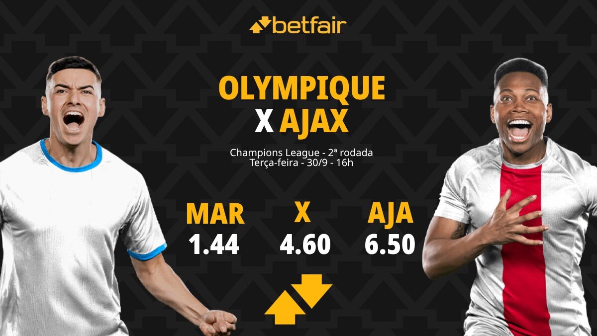 Olympique de Marselha x Ajax - Champions League: palpites, odds ...