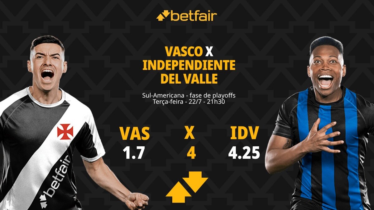 Vasco x Independiente del Valle: palpites, odds, onde assistir ao vivo ...