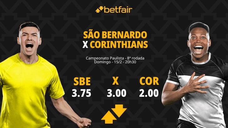 São Bernardo x Corinthians: Palpites, Odds e Onde Assistir - Paulistão 2026