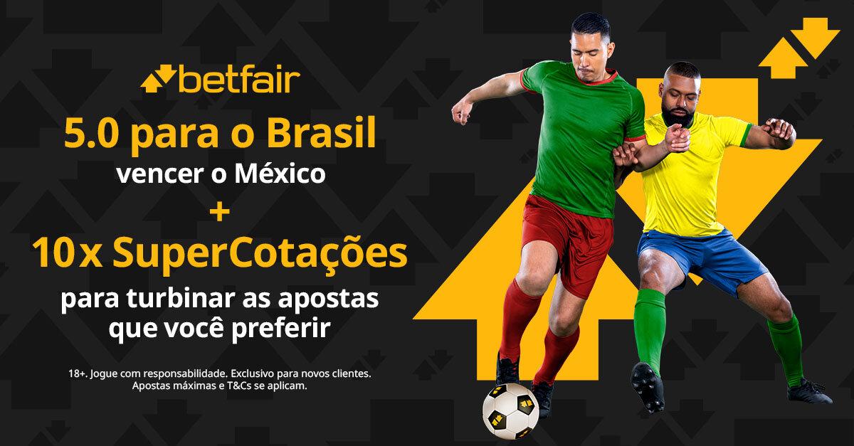 SuperCotações Betfair: turbine as suas apostas com 10 fichas para aumentar as suas odds!